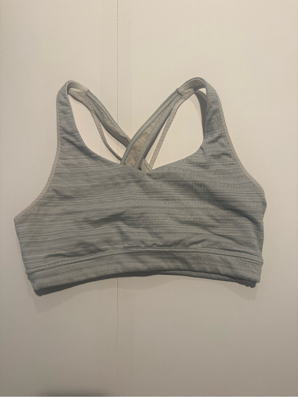 Light Gray Strappy Sports Bra - Women Intimates